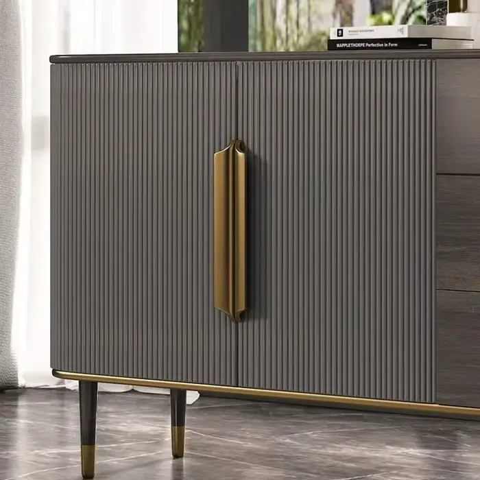 Meuble d'appoint moderne de luxe léger pour entrée de hall