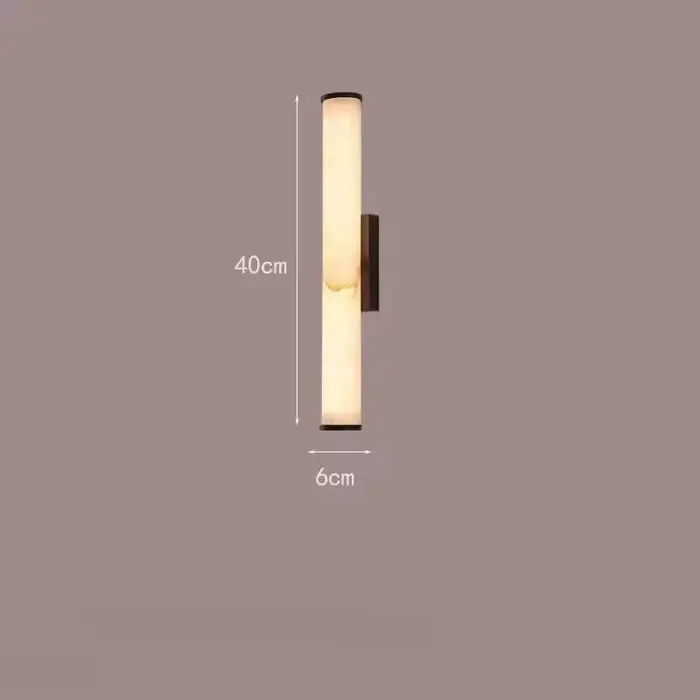 Lampe murale moderne de luxe haut de gamme en imitation marbre, design simple, pour salon, chambre à