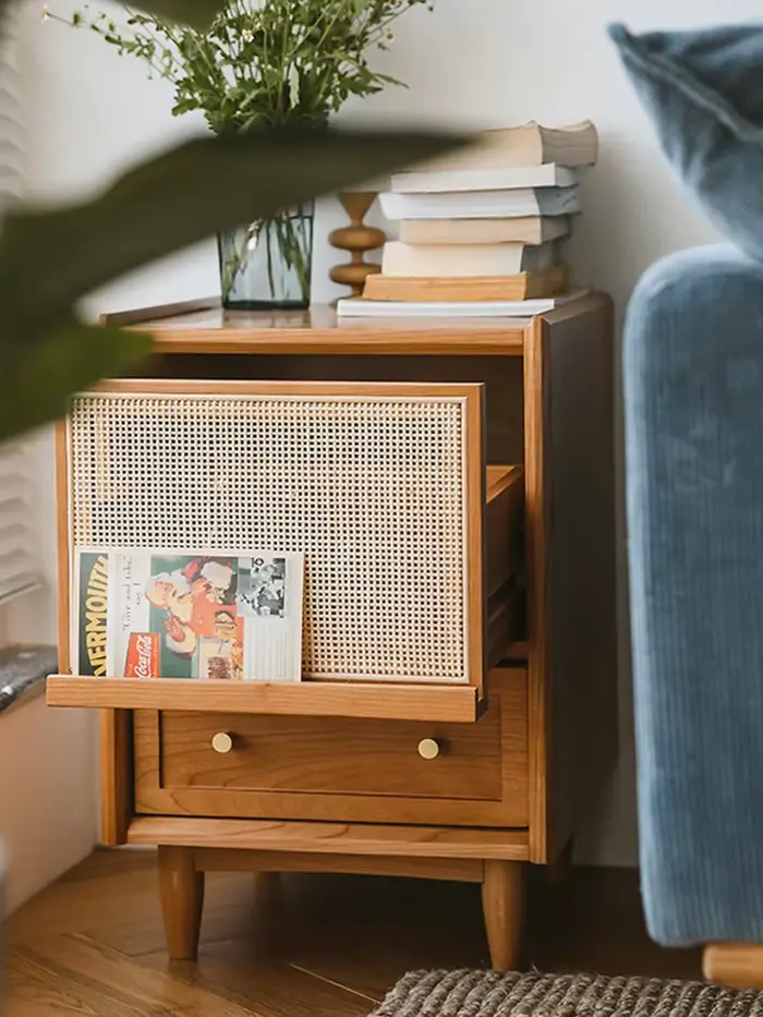 Meubles de chambre à coucher en rotin