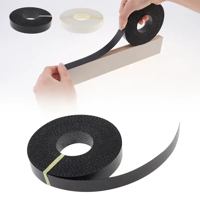 Bande adhésive thermofusible en mélamine pour meubles, 15 mètres, bande de chant, placage pré-collé,