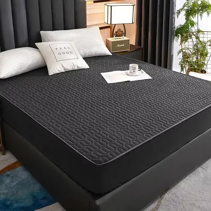Housse de lit en Latex, imperméable, épaisse, protection de matelas, douce pour la peau, Durable, 15
