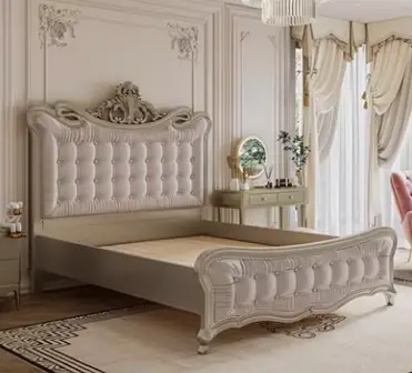 Lecture lit Double luxe nordique jambes couchage Table d'appoint lit salon enfants cadre Muebles Par