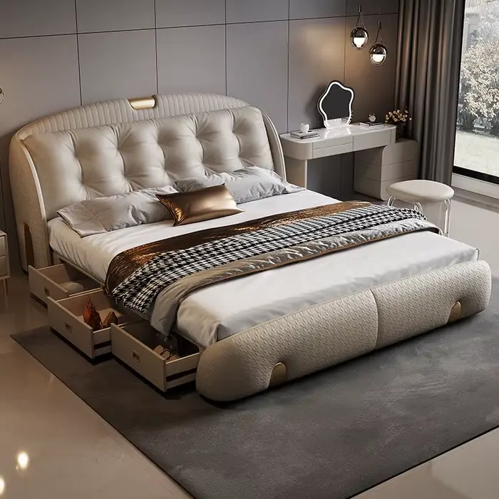 Lit moderne pour chambre à coucher