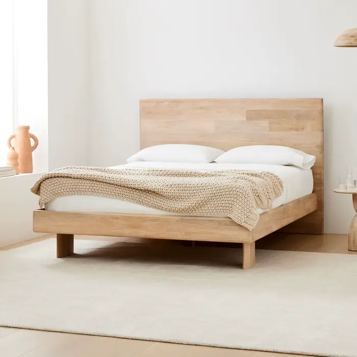 Lit en bois massif pour enfants, lits de luxe économiques, meubles de lit