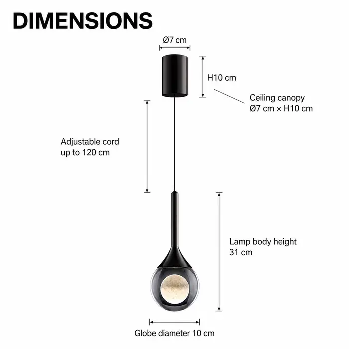 Lustre de chevet LED moderne 110-220V en aluminium, 3 couleurs de lumière, pour chambre à coucher, b