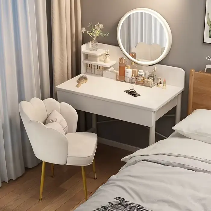 Commode chambre simple moderne petit appartement table de maquillage