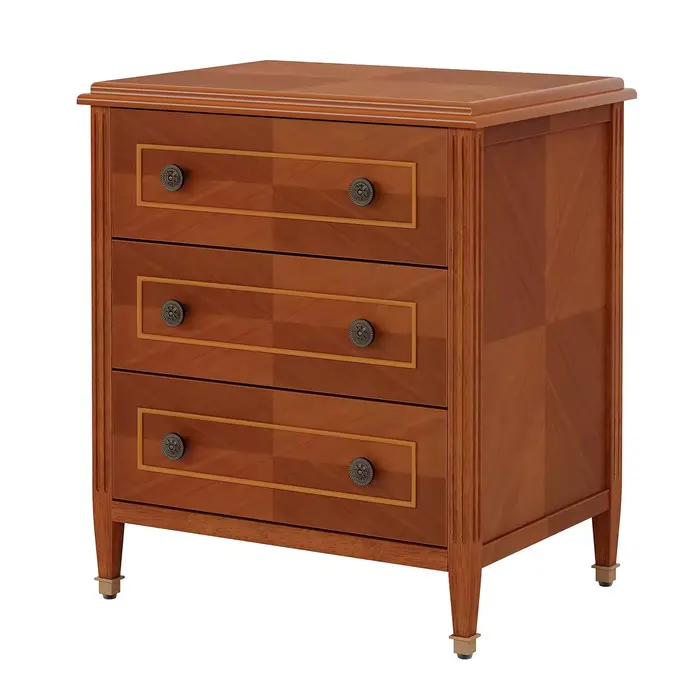Vente chaude pas cher personnalisé bois Table de chevet ensemble chambre meubles Table de nuit Table