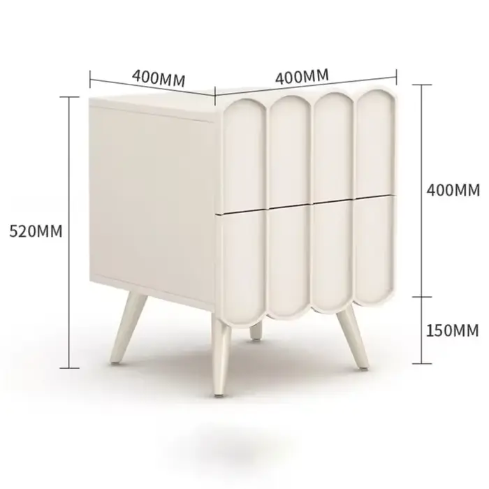 Table De nuit blanche à la mode