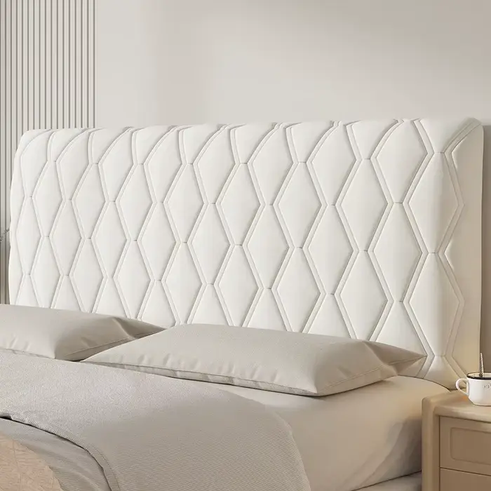 Housse de tête de lit en coton épais, protection universelle anti-collision pour dossier de lit, hou