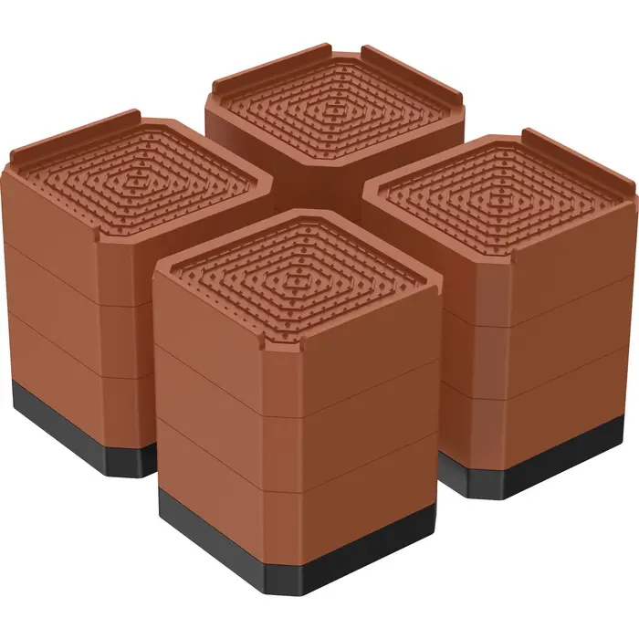Rehausseurs de meubles à 3 couches, 4 pièces, réglables, robustes, pour Table de lit, canapé, coussi