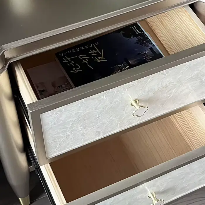 Tables De chevet Glam françaises modernes De luxe Premium beauté