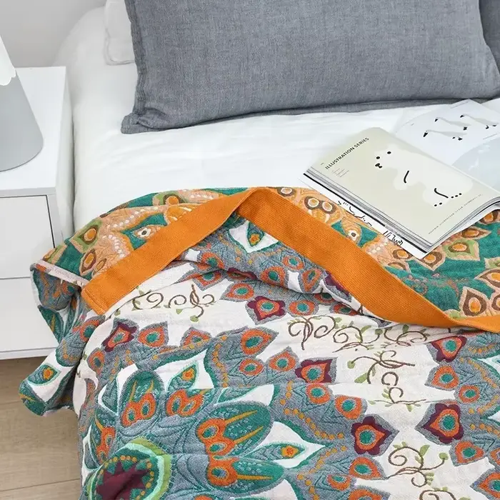 Couverture en coton pour lits