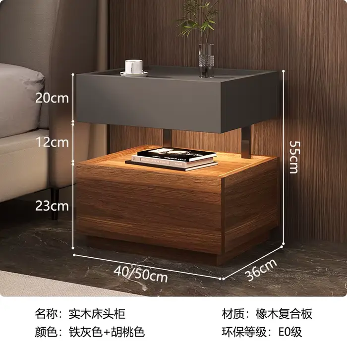 Table de chevet européenne Simple, rangement classique, Table de nuit de luxe tendance, moderne, Pre