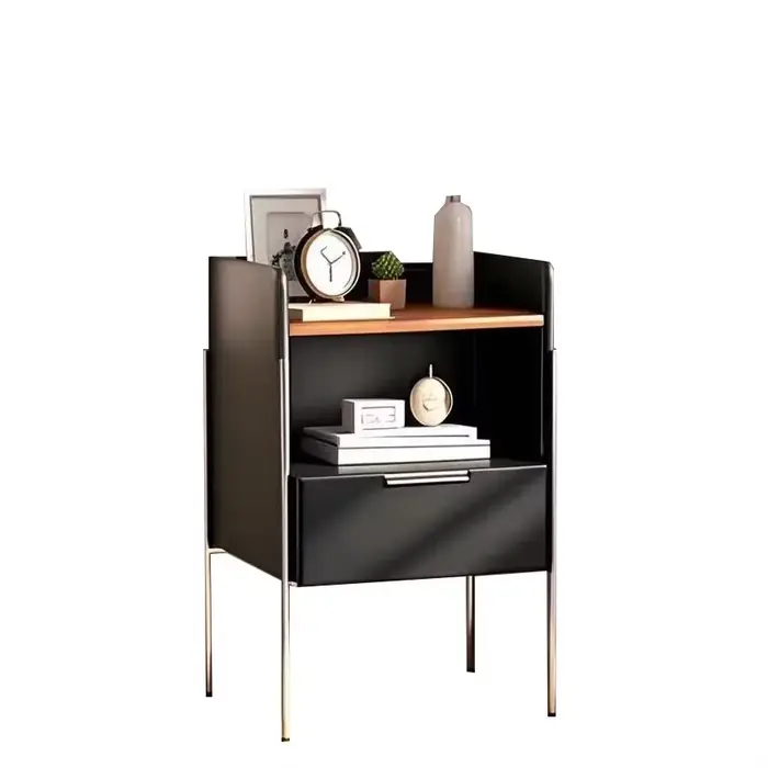 Table De chevet De rangement moderne, métal européen, Table De chevet esthétique De luxe, meubles De