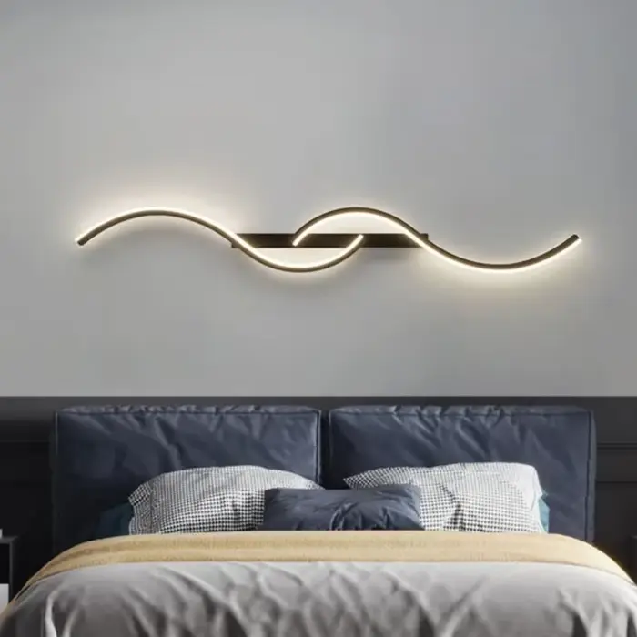 Applique Murale LED au Design Minimaliste Moderne, Luminaire Décoratif d'Nik, Idéal pour un Salon, une Chambre à Coucher ou des Escaliers