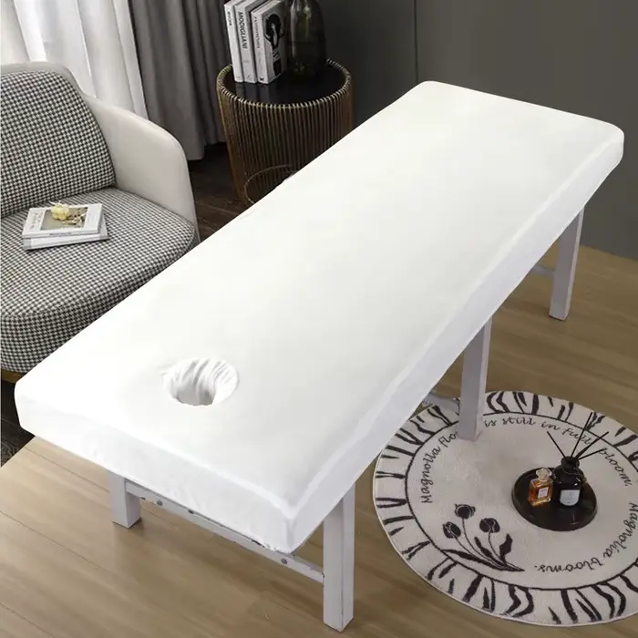 Couvre-lit en velours cristal optique, couvre-lit de beauté simple, couvre-lit de massage pour hôpit