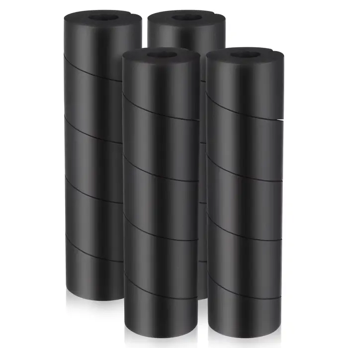 Protecteurs de jambes de lit noirs, 4 pièces, Anti-toupe, protection des orteils, fixation des jambe