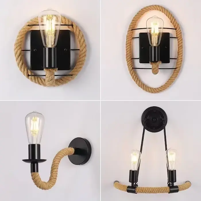 Lampe murale décorative de chevet pour chambre à coucher