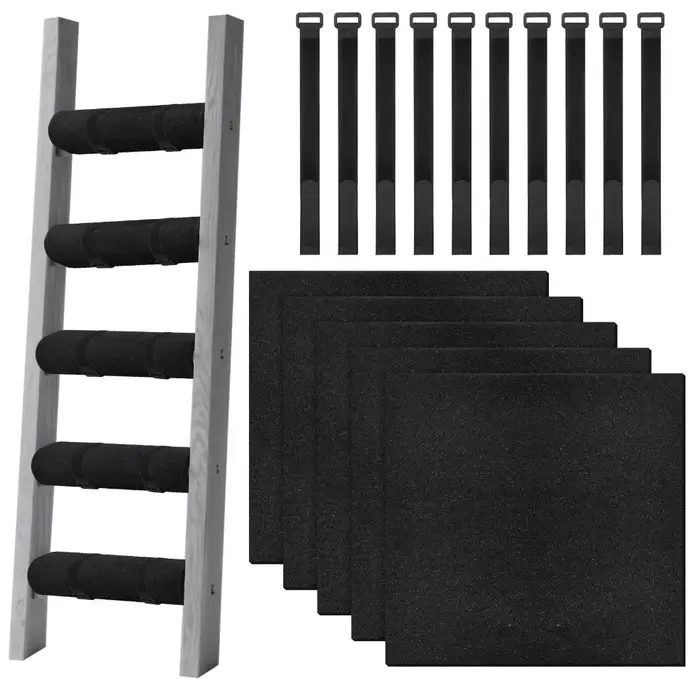 Coussinets d'échelle de lit superposé, ensemble de couverture en mousse, antidérapant, absorbe les c