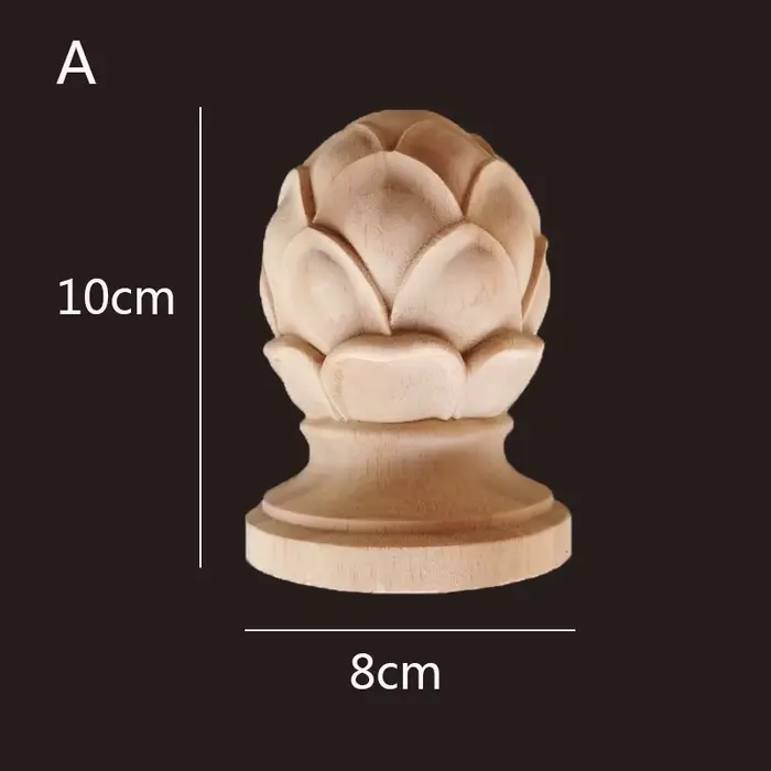 Pieds de meubles en bois épais, pieds de chignon de lit, cadre en bois appliqué, remplacement pour c