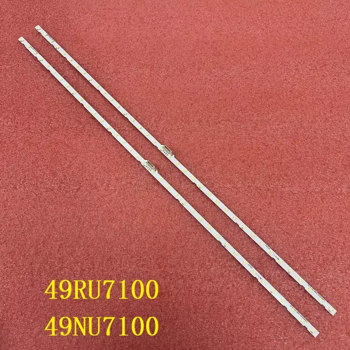Bande de rétro-éclairage LED, 2 pièces, pour Samsung UE49RU7100 UN49RU7100 UE49NU7100 UN49NU7100 UA4