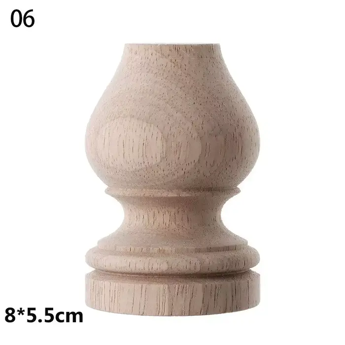 Pieds de meuble en bois naturel, pièces de remplacement pour haut-parleur, armoire, lit, table, boît