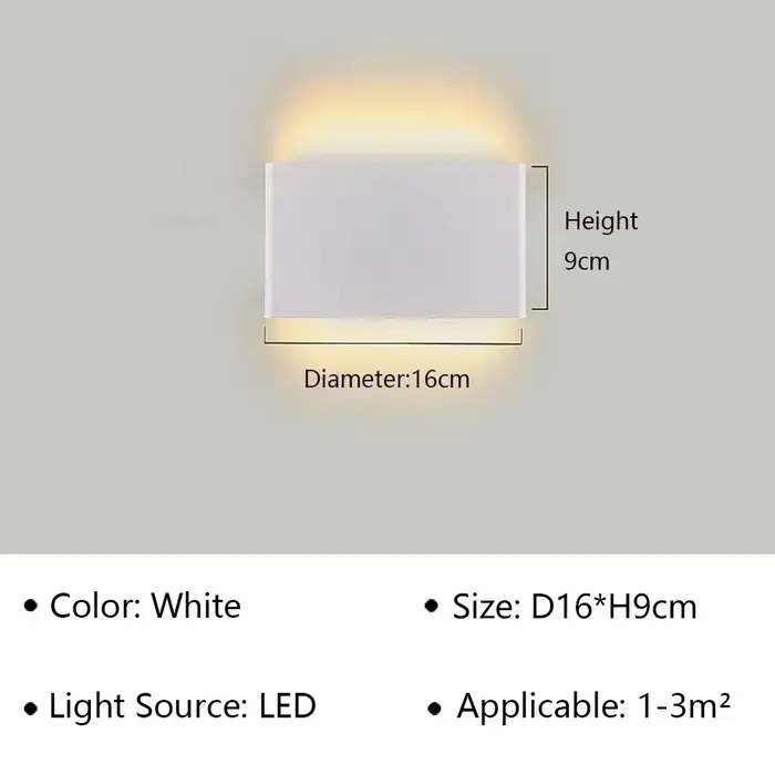 Applique Murale LED au Design Moderne, Luminaire Décoratif d'Nik, Idéal pour un Salon, des Escaliers