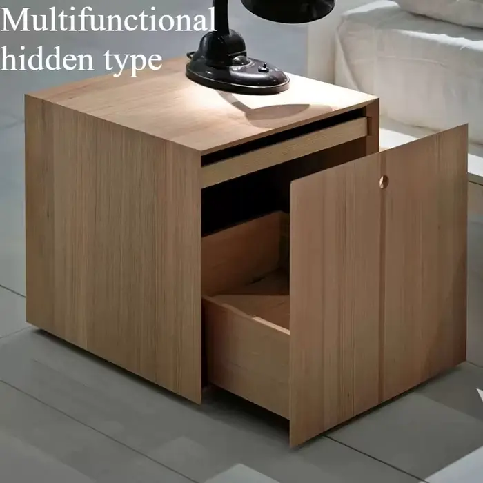 Table de chevet multifonctionnelle de rangement au design européen