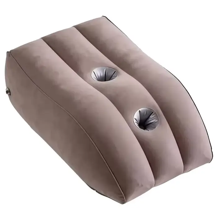 Coussin triangulaire gonflable pour le dos et la tête, idéal pour la lecture, le repos et la récupér
