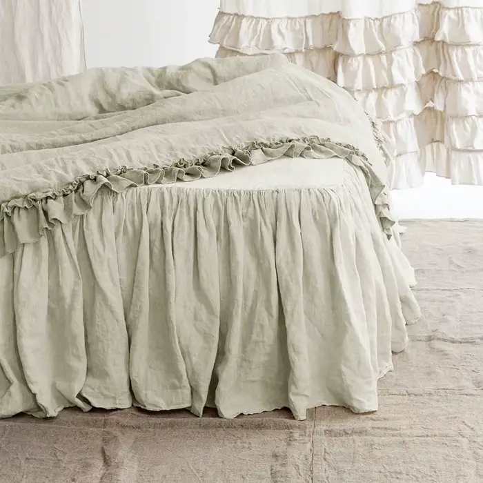 Drap-housse en lin naturel 100% pur