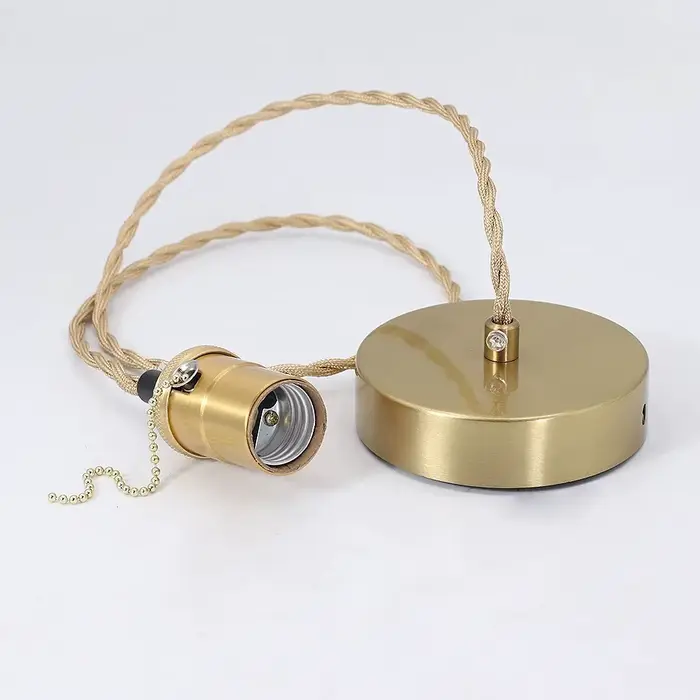 Douille de lampe vintage à vis E27, support d'ampoule Edison 110V 220V, lampe suspendue industrielle pour la décoration intérieure