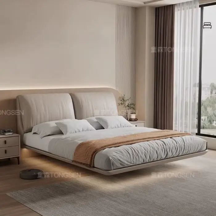 Tête De lit minimaliste en cuir